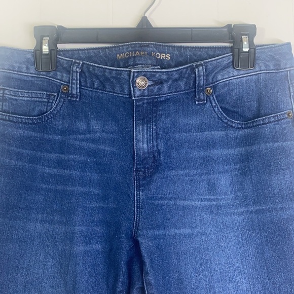 Michael Kors - Izzy Skinny Dark Denim Jeans Size 6 - Picture 5 of 12
